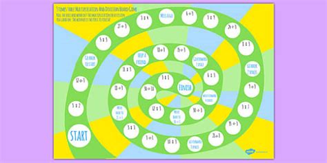 3 Times Table Multiplication And Division Board Game