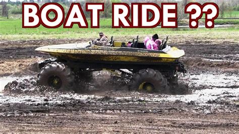 Mud Duck Boat Mudding At Carsonville Tribute 2017 Mud Bog - YouTube