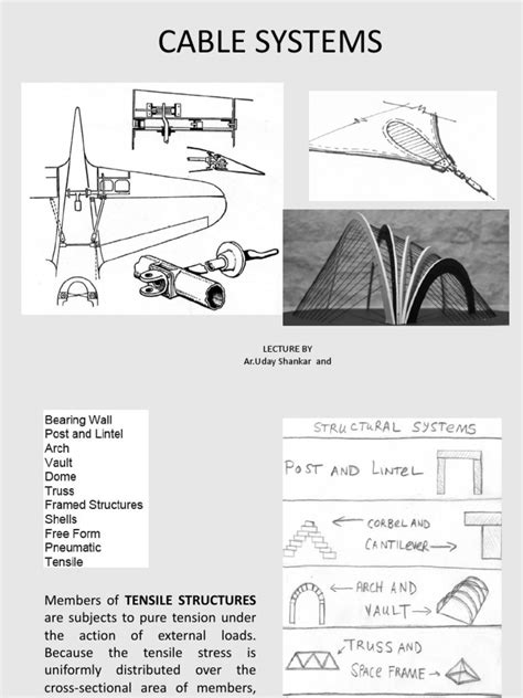 cable structures.pdf | Stress (Mechanics) | Concrete