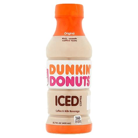 Dunkin' Donuts Original Iced Coffee & Milk Beverage, 13.7 fl oz - ShopRite