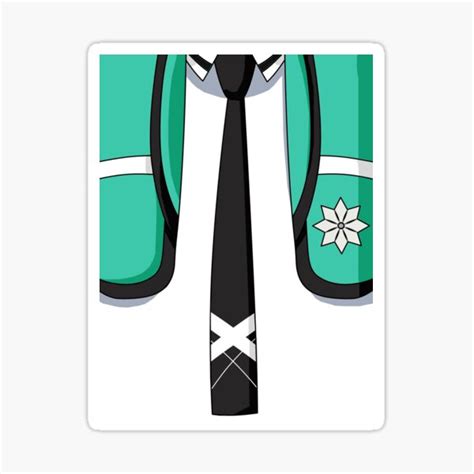 "First High Uniform" Sticker for Sale by Sazanami | Redbubble