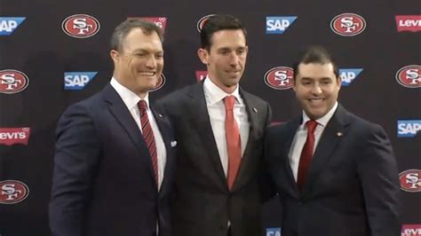 San Francisco 49ers introduce new head coach, GM during press ...