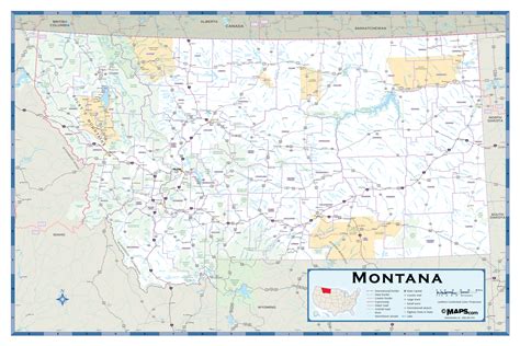 Montana Map Cities And Towns - Map