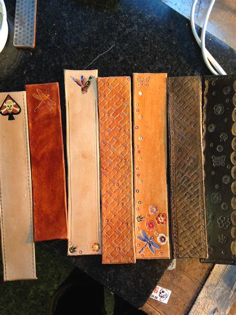 Handmade bookmarks (With images) | Handcrafted leather, Bookmarks handmade, Small leather goods