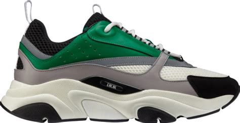 Dior Green & White 'B22' Sneakers | INC STYLE