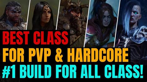 Diablo 4 PVP & HARDCORD Class Tier-List!!! BEST PVP Builds For EVERY Class!! - YouTube