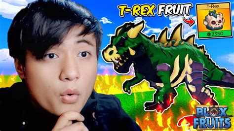 Blox Fruits - T-REX FRUIT (PERMANENT) SHOWCASE - YouTube