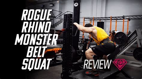 Rogue Rhino Monster Belt Squat - (Trigger Warning) - YouTube