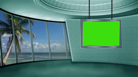 Tv Studio Background Green Screen