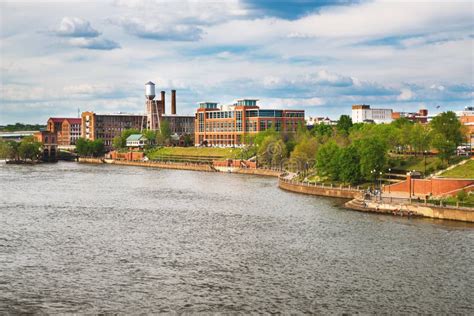 Riverfront and Downtown in Columbus, GA Stock Image - Image of background, city: 39838471