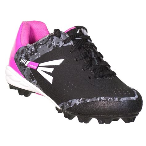 EASTON MAKO MSS 2.0 GIRLS SOFTBALL CLEATS BLACK PINK 2.5 - Walmart.com ...