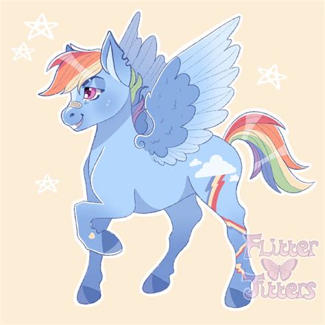 Rainbow Dash by flitterjitters on DeviantArt