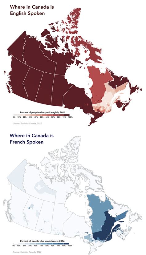 The Languages of Canada - Vivid Maps