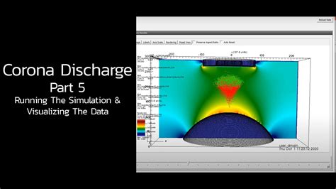 Corona Discharge: Part 5 Running The Simulation, Analyzers and Visualizing The Data. - YouTube