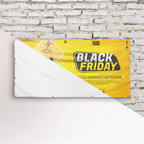 Free Vinyl Banner Mockup PSD Template - Mockup Den