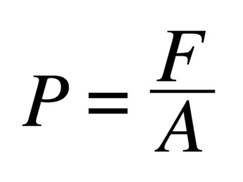 The WikiPremed MCAT Course Image Archive - Formula for pressure