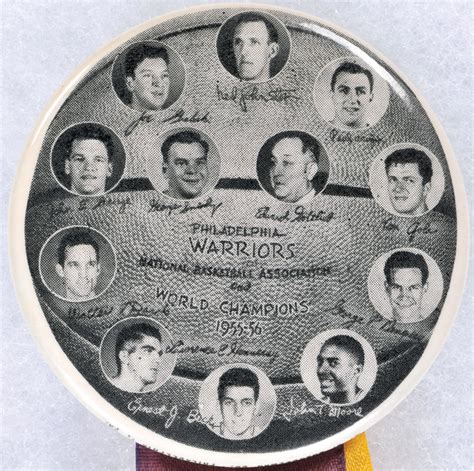 1956 Philadelphia Warriors Championship