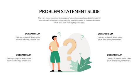 Problem Statement Infographics Presentation Template - SlideKit