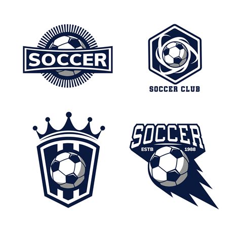 soccer logo design 5433018 Vector Art at Vecteezy