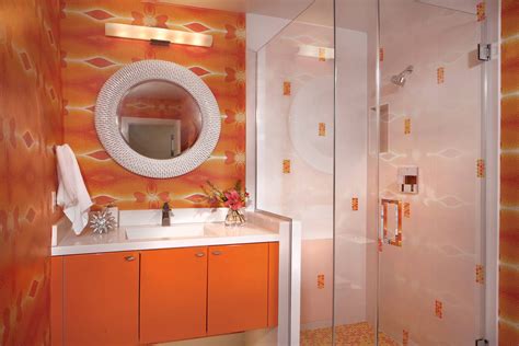 ORANGE BATHROOM IDEAS – Like orange as fruit that is full of vitamin C ...