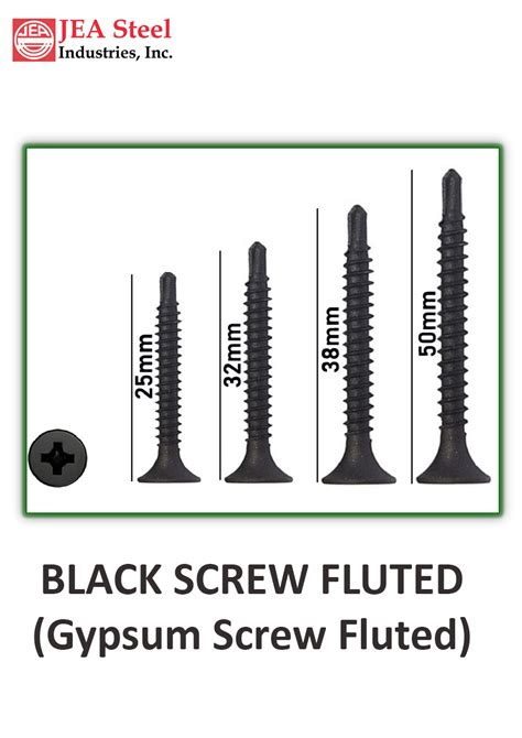 Black Screw / Gypsum Screw - JEA Steel Industries, Inc.