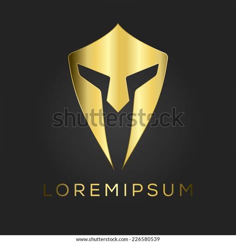 Centurion Warrior Helmet Logo Design Element Stock Vector (Royalty Free) 226580539 | Shutterstock