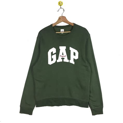 Rare GAP Sweatshirt Gap Pullover Gap Sweater Shirt Jacket Hoodies Windbreaker Big Logo Gap ...