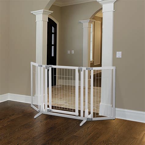 Luxury Stand Alone Dog Gate w/Door – Best of Dog