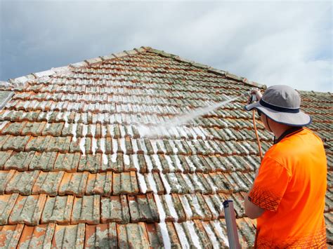 Applying Moss Treatment - Moss Roof Treatment