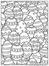 Coloring Page Easter Eggs  Free Printable Pages sketch template