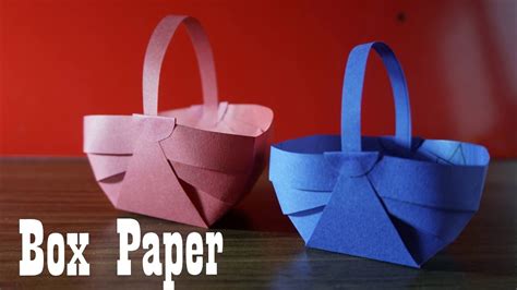 Origami basket Easy paper || Lets find out how to fold Origami basket ...