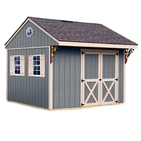 Shop Best Barns Northwood Without Floor Gable Engineered Wood Storage Shed (Common: 10-ft x 10 ...