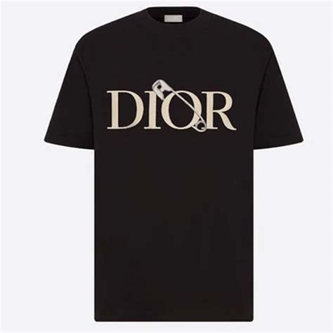 Dior Men Oversized Dior And Judy Blame T-Shirt Cotton-Black - LULUX