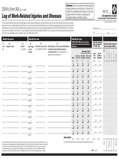 Osha 301 Form PDF: Complete with ease | airSlate SignNow