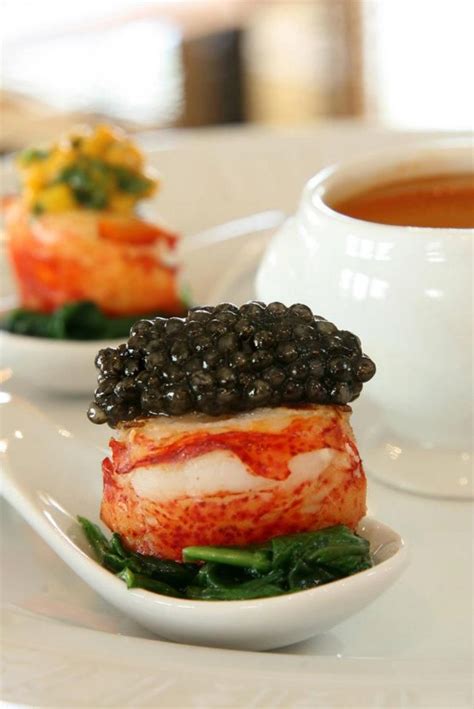 Scallops with Caviar Topping