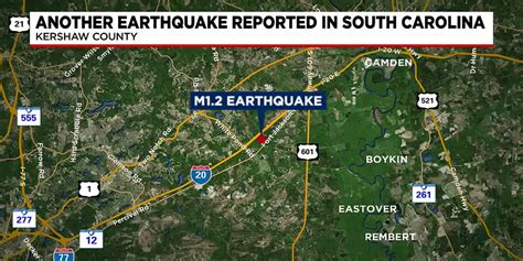 Another earthquake reported in South Carolina