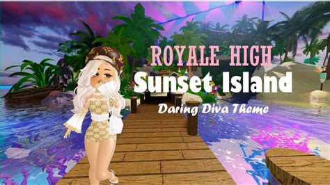 Royale High Sunset Island | Daring Diva Theme Idea - YouTube