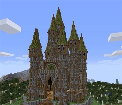 Elven Castle build 1.20.2/1.20.1/1.20/1.19.2/1.19.1/1.19/1.18/1.17.1/Forge/Fabric projects minecraft