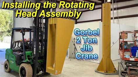 Gorbel 2 Ton Jib Crane Installation Part 1 - YouTube