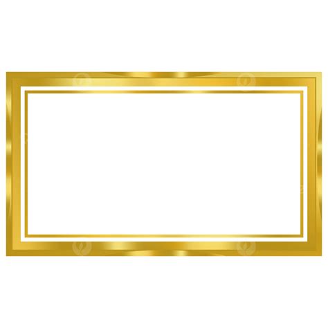 Rectangle Gold Frame, Frame, Border, Gold PNG Transparent Image and Clipart for Free Download