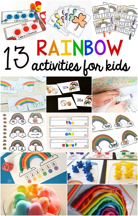 FREE Rainbow Counting Puzzles