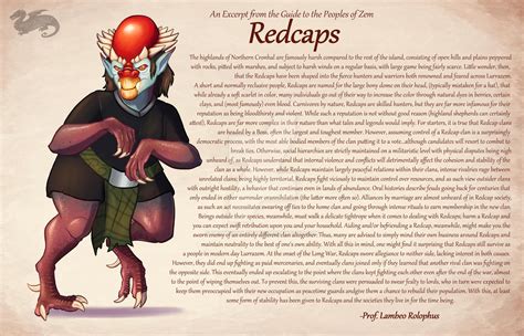 Guide to the Redcap by DevinQuigleyArt on DeviantArt