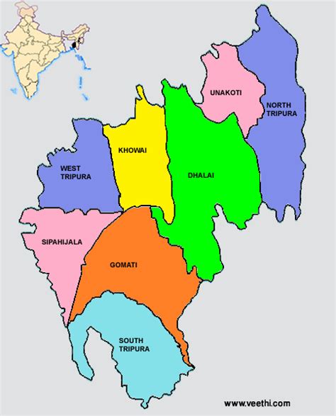 Tripura: About Tripura | Veethi | Indian history facts, India world map ...