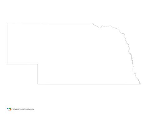 Nebraska Outline Vector at Vectorified.com | Collection of Nebraska ...