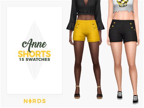 Anne Shorts: A Sims 4 CC Bottom