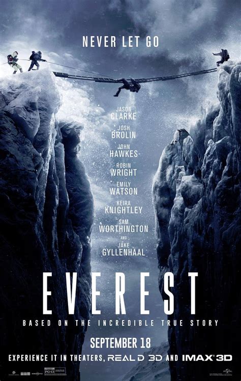 EVEREST new trailer and posters tease the inherent danger of the ...