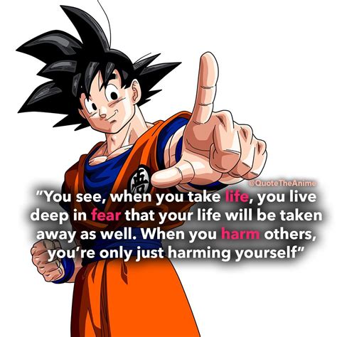 Goku | Dragon Ball | Goku quotes, Goku, Dragon ball