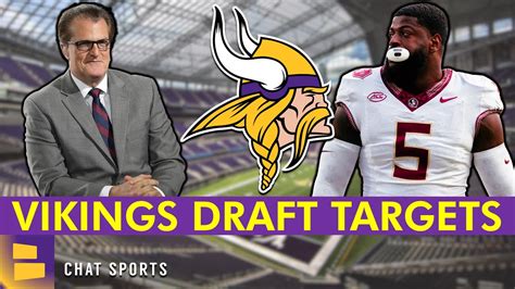 Vikings Draft Rumors: 5 Non-QBs The Vikings Can Target In The First Round Of The 2024 NFL Draft ...