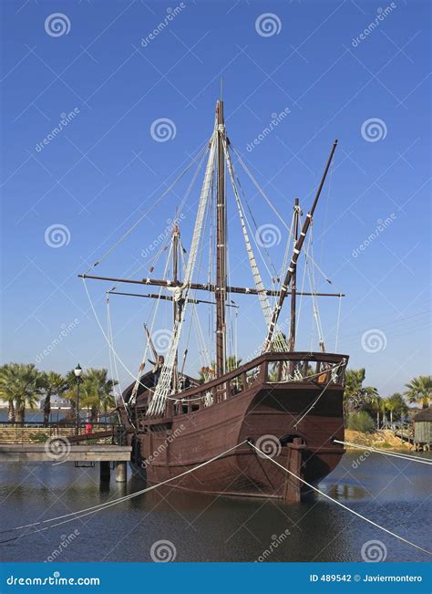 Christopher Columbus Ships stock photo. Image of discovery - 489542