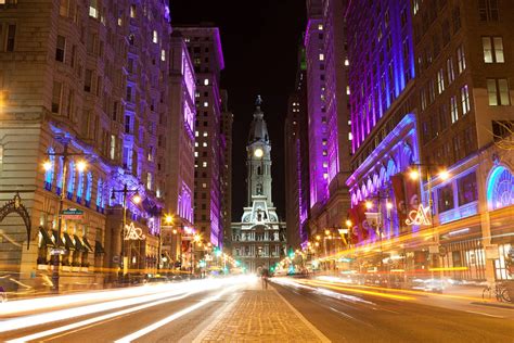 Philadelphia by Night – Print A Wallpaper